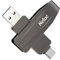 Netac US8 256GB Externe SSD USB Memory Stick Bis zu 550MB/s Dual Interface Type-c +USB A USB3.2 Gen2 Solid State Drive für Smartphone Computer Notebook