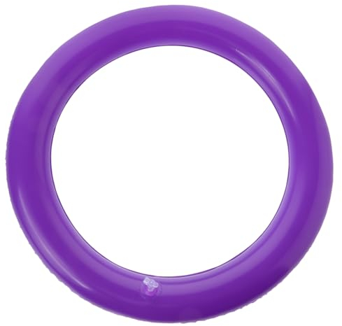 BESPORTBLE Yoga-ballbasis Yoga-ballständer Fitnessballhalter Yogaballhalter Yoga-Sitz Gymnastikballstuhl Aufblasbare Ballbasis Basis Für Gymnastikbälle Yoga-ballsitz Yoga-ballring Violett PVC