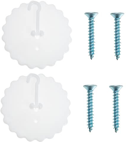 PRETYZOOM 6 Set Gancio Netto Per Soffitto Supporto Netto Ganci A Baldacchino Del Letto Gancio Per Rete Appendiabiti Per Bambini Gancio Per Rete Ganci Per Appendere A Parete Supporto Per