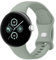 Mugust Armband für Google Pixel Watch/Pixel Watch 2 - Weiches Silikon Ersatzband für Damen und Herren (S, Kieferngrün)