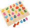 LALADEFIEE 1 Satz Arabisches Rätsel Puzzle-Spielzeug Für Kinder Kinder-Puzzle-Spielzeug Kinderspielzeug Arabisches Alphabet Kindererziehung Spielzeug Rätsel des Arabischen Alphabets Holz