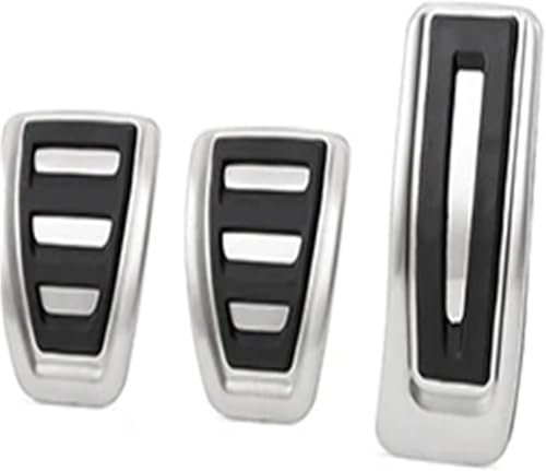 INRNT Auto Pedal Abdeckung für Audi A6 C7 A7 S7 S6 4G A8 S8 A8L 4H at MT,Auto Gas Bremspedal Schutzpolster Abdeckung Auto Pedalauflagen,A/MT