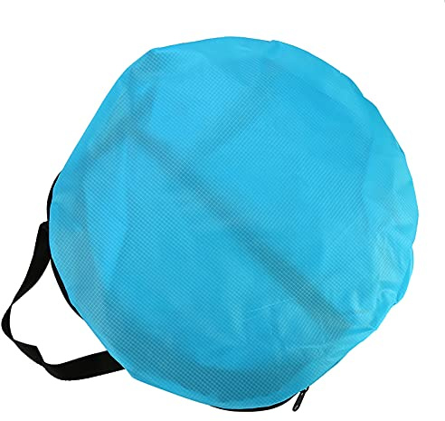 Greensen Windsegel, PVC-faltbares Brett, Windsegel, Windpaddel, Kajaksegel, Klares Fenster, UV-Schutz, Geeignet für Kajaks, Kanus, mit Klarem Fenster (Blue)