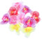 KAILIKETIY 10st Simulierte Hibiskusblüte Hibiskusblüten Girlande Stammlos Gefälschte Pflanzen Kopf Aus Künstlichen Seidenblumen Fälschung Hortensie Tropische Kunstblumen Eva Colorful