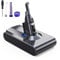 8000 mAh V8 batteria di ricambio per aspirapolvere Dyson V8, compatibile con Absolute Animal Motorhead Absolute Pro SV10 (2 filtri + 1 pennello