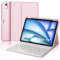 WINCHKING Tastiera per iPad Air 11 M3 2025/M2 2024, Bluetooth Rimovibile Custodia con Tastiera per iPad Air 6 Generazione 11 Pollici 2025/2024, Keyboard Italiano con Supporto Pencil, Rosa Chiaro