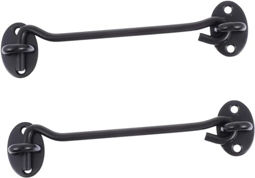 Chiusura della porta Gancio for cabina, set di ganci e occhielli, gancio e occhielli, serratura a gancio, serratura for porta scorrevole, serratura a bullone piccolo, 2 ganci scorrevoli for porte e fi