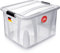 KONZEPT Aufbewahrungsbox mit Deckel 32L, BPA-frei, robuster Verschlussclips