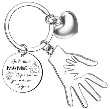 KJKJKJ Cadeau Noel Fete Des Peres Papa Original Tonton Parrain porte clés Idee Cadeau Maman Tata Marraine Fete Des Grand Mere Baptême Parrain Marraine