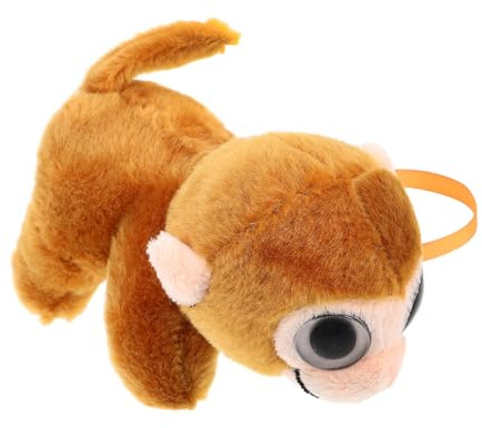 BCOATH Magnetisches Schulter plüschtier AFFE Weiches Kuscheltier mit Sicherem Magnetbefestigung Vielseitiges Cosplay Accessoire für Erwachsene für Partys Festivals und