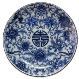Assiettes en Porcelaine Ancienne Bleue Et Blanche, Vaisselle Décorative Vintage for La Maison L'éLéGance Est Intemporelle