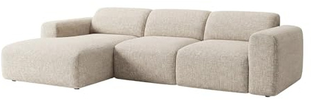 Vente-unique - Relaxsofa 5 Pogni - Polyester - beige
