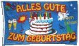 Flagge Geburtstagsflagge Alles Gute zum Geburtstag - 90 x 150 cm