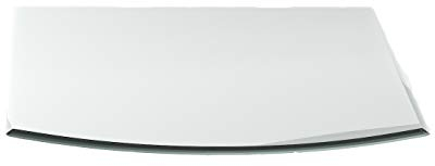 Funkenschutzplatte G5 Flachzunge ESG 6mm x 1200mm x 1000mm mit 18mm Facette Glasplatte Bodenplatte Kaminplatte Funkenschutz Ofenplatte Kaminglas