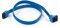 Monoprice Cavo SATA III 6.0 Gbps - Con chiusura di bloccaggio, spina a 90 gradi, 1,5 piedi, blu