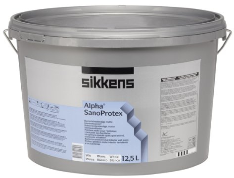 Sikkens Alpha SanoProtex weiss 12,5L Wand Farbe Wandfarbe Dispersion D-Kl.2