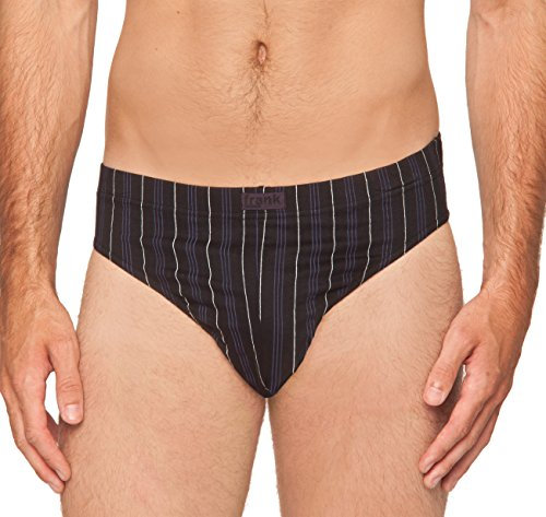 Frank Fields Herren Slips aus Baumwolljersey 4er Pack von Größe 5(M) bis 14(6XL), Farbe:Navy, Größe:4XL