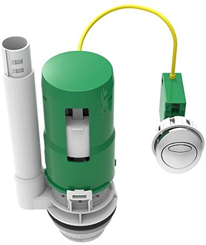 Thomas Dudley Victoria Dual Flush Valve 1.5inch 2inch Outlet Cable Operated, Colour May Vary