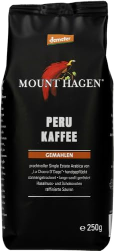 Mount Hagen Bio-Röstkaffee Peru gemahlen, demeter (2er Pack) (2 x 250 g)
