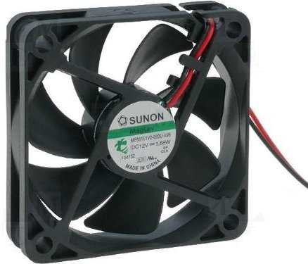 Sunon Ventilateur 60 x 60 x 15 mm me60151 V2-A99 DC 12 V 4700 tours/min 33dba Roulement Vapo 2 fils