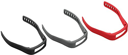 Garmin Ersatzarmband Vivofit, Schwarz, Dunkelgrau, Rot, S, 010-12149-03