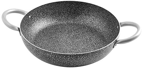 Home Family Stone Tegame Antiaderente con 2 Manici, Pietra, Nero/Grigio, 32 cm