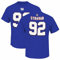 Majestic Athletic NFL Football T-Shirt New York NY Giants Michael Strahan #92 Hof Hall of Fame Trikot Jersey (S)
