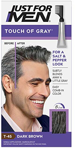 Just for Men JUST FOR MEN Touch of Grey Haarkur T-45 Dunkelbraun, 1 Stück (Pack of 5)