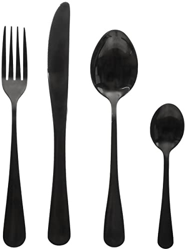Secret de Gourmet - 16 stück hausfrau schatten - 16 Stück Schattenbesteck, Edelstahl
