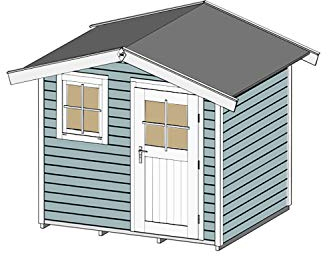 Weka Weka Gartenhaus 123 Gr. 1, grau