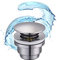 Starbath Plus - Bonde d'évier universelle - Valve Click Clack - chrome poli - Compatible avec le trop-plein et le non-retour - Idéal pour les salles de bains et les blanchisseries