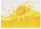Lemon Fruit Splashback Tempered Glass Chopping Board - Large