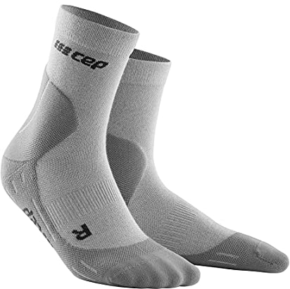 CEP Herren Cold Wheater Mid-Cut Socks Laufbekleidung Sportsocken Grau - V