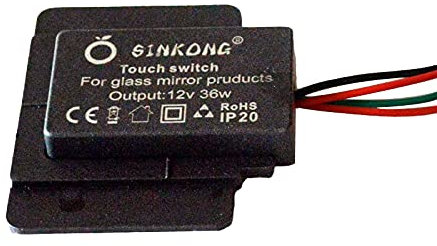 GUMEI Interruptor de Sensor táctil Inteligente Tipo Hebilla Bicolor/Monocromo lámpara de Espejo
