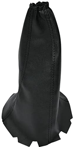 AERZETIX - C57849 - Schalthebel bag - schaltsack - schaltmanschette - kompatibel mit Toyota Yaris II von 2005 bis 2011 - farbe von leder : schwarz - aus kunstleder