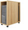 Zentralprozessor Halter CPU-Stand Doppelschicht Mobile PC Host Tower Bracket Office Desk Side Host Rack Home Hosty Office Host-Chassis-Speicherschrank mit Rädern Zentralprozessor Stand ( Color : A )
