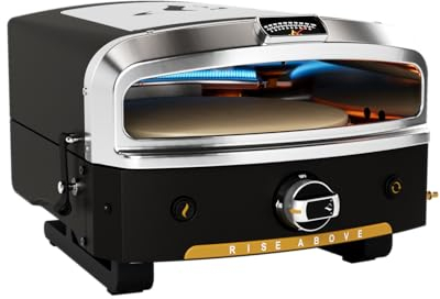 Halo Versa 16 Liquid Propane Gas Outdoor Pizza Oven with Rotating Cooking Stone | Portable Appliance for all Outdoor Kitchens