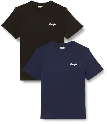 Wrangler Men's 2 Pack Sign Off Tee T-Shirt