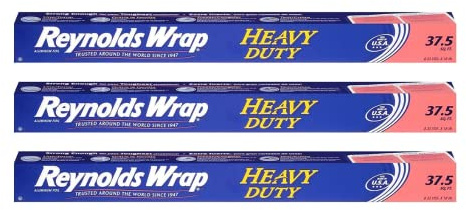 Reynolds Rouleau de papier d'aluminium très résistant, 100 m² (lot de 3)