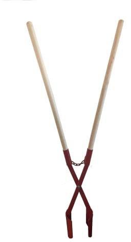 auf-mass24 Handbagger zum Erdlöcher ausheben für Zaunbau Erdlochausheber Hohlspaten Schaufel