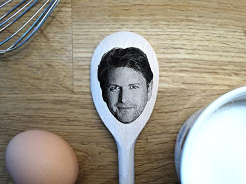 James Martin Merch Gift Idea Image On A Wooden Spoon-Novelty Memorabilia Birthday Christmas Present