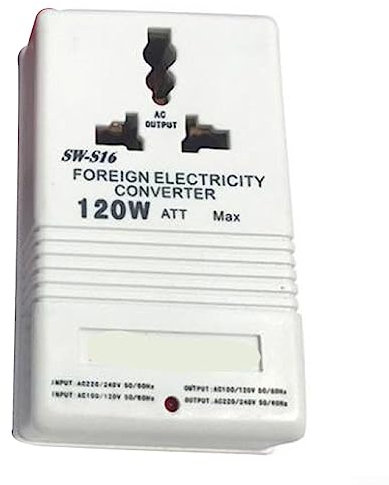 Convertitore di tensione, trasformatore da 120 W Adattatore da viaggio Caricabatterie da 220 V a 110 V Step Up/Down Converter