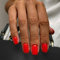 JUSTOTRY 24 Stück Einfarbig Eckig Nägel Zum Aufkleben Kurz,Glossy Rot Press on Nails,Pretty Kunstnägel Fake Nails,Square Fingernägel Künstliche Nägel Mittel für Frauen
