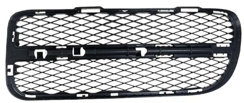 Front Kühlergrill Für VW Für Touareg 2003 2004 2005 2006 7L6853665A 7L6853666A Schwarze Frontstoßstange Nebelscheinwerfergitterabdeckung automotive Kühlergrill (Farbe : Links)