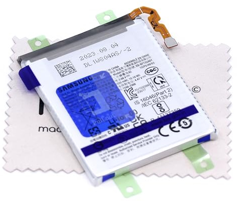 Batterie d'origine Samsung EB-BF732ABY pour Samsung Galaxy Z Flip5 F731B avec chiffon de nettoyage mungoo