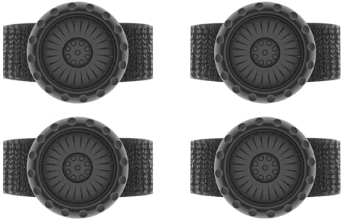 Tlilyy 4X Wireless Bluetooth PTT Walkie Talkie Control Button mit Verstellbarem Riemen für Zello IOS Android Smartphone, 750127634