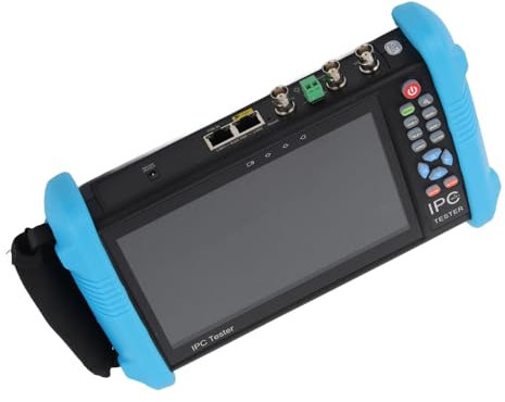 7-Zoll-IPS-Touchscreen-Kameratester mit H.265 4K-Videoanzeige, PTZ-Controller für IP- und CVBS-Kameratests (IPC-9800ADHS Plus EU-Stecker)