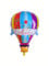 Folienballon für Helium oder Luft Love Luftballon Größe: 50cm Mädchen Junge Kindergeburtstag Party-Deko FOIL-007