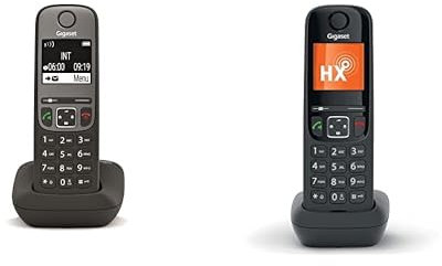 Gigaset AS690 Trio Telefono Cordless: 3 Portatili per Chiamate Interne ed Esterne in Parallelo, Vivavoce Alta Qualità, Tastiera Illuminata ed Ampio Display, Nero [Versione Italiana]