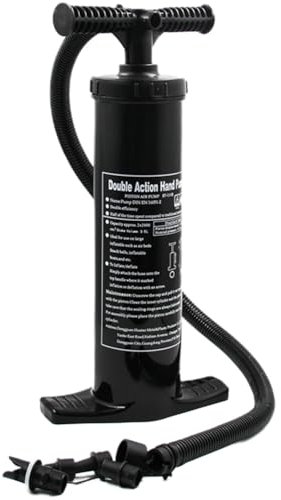 Vobumix Pompe À Double Action Multifonction, Tuyau De Gonflage Manuel Haute Pression, Pompe Manuelle Haute Pression Portable pour Planche De Surf Stand Up Paddle